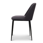 Tisha Fabric Dining Chair - Black - Last One Dining Chair Swady-Core