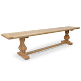 Titan 2m Reclaimed ELM Wood Bench - Natural Dining Bench Reclaimed-Core