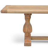 Titan 2m Reclaimed ELM Wood Bench - Natural Dining Bench Reclaimed-Core