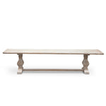 Titan Reclaimed 2m ELM Wood Bench - White Washed Dining Bench Reclaimed-Core