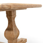 Titan Reclaimed ELM Wood Dining Table 1.98m - Rustic Natural Dining Table Reclaimed-Core   