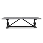 Titan Reclaimed Dining Table 3m - Black- 1.2m (W) - Thick Top Dining Table Reclaimed-Core   