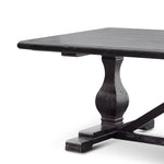 Titan Reclaimed Dining Table 3m - Black- 1.2m (W) - Thick Top Dining Table Reclaimed-Core   