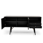 Trent 1.6m Wooden Buffet Unit- Black - Last One Buffet & Sideboard Dwood-Core   