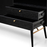 Trent 1.6m Wooden Buffet Unit- Black - Last One Buffet & Sideboard Dwood-Core   