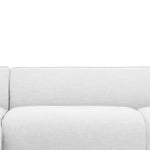 Troy 3 Seater Left Chaise Fabric Sofa - Light Texture Grey - Last One Chaise Lounge Original Sofa-Core   