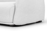Troy 3 Seater Left Chaise Fabric Sofa - Light Texture Grey - Last One Chaise Lounge Original Sofa-Core   