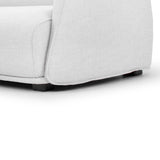 Troy 3 Seater Left Chaise Fabric Sofa - Light Texture Grey - Last One Chaise Lounge Original Sofa-Core   