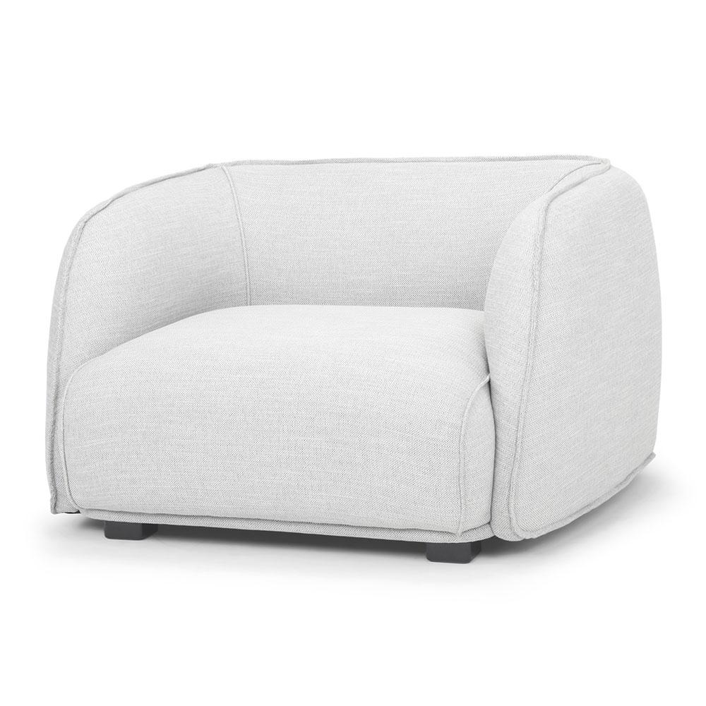 Ex Display - Troy Armchair - Light Texture Grey Armchair Original Sofa-Core