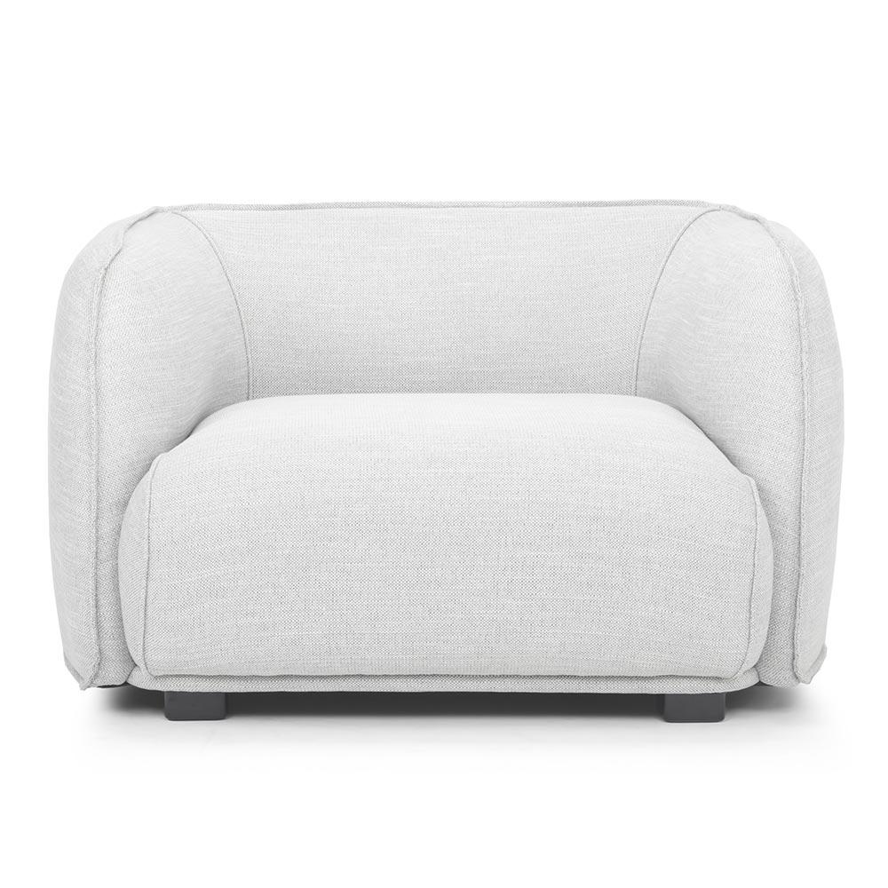 Ex Display - Troy Armchair - Light Texture Grey Armchair Original Sofa-Core