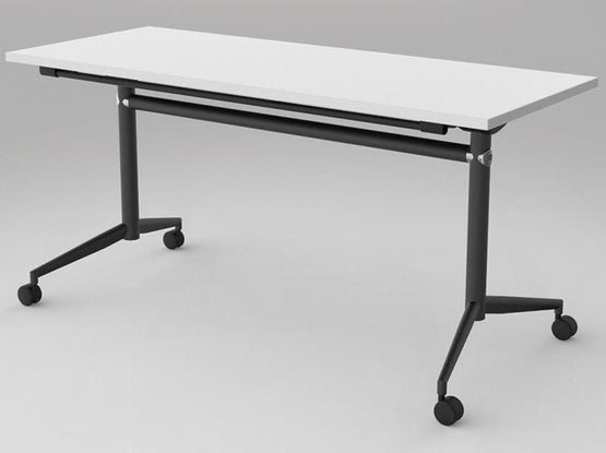 Uni 1.5m Black Flip Table Meeting Table OLGY-Local   