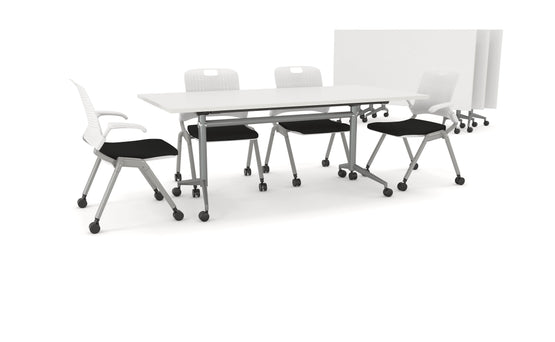 Uni 1.5m Silver Flip Table DT102-OL
