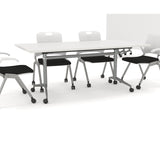 Uni 1.8m Silver Flip Table Meeting Table OLGY-Local   