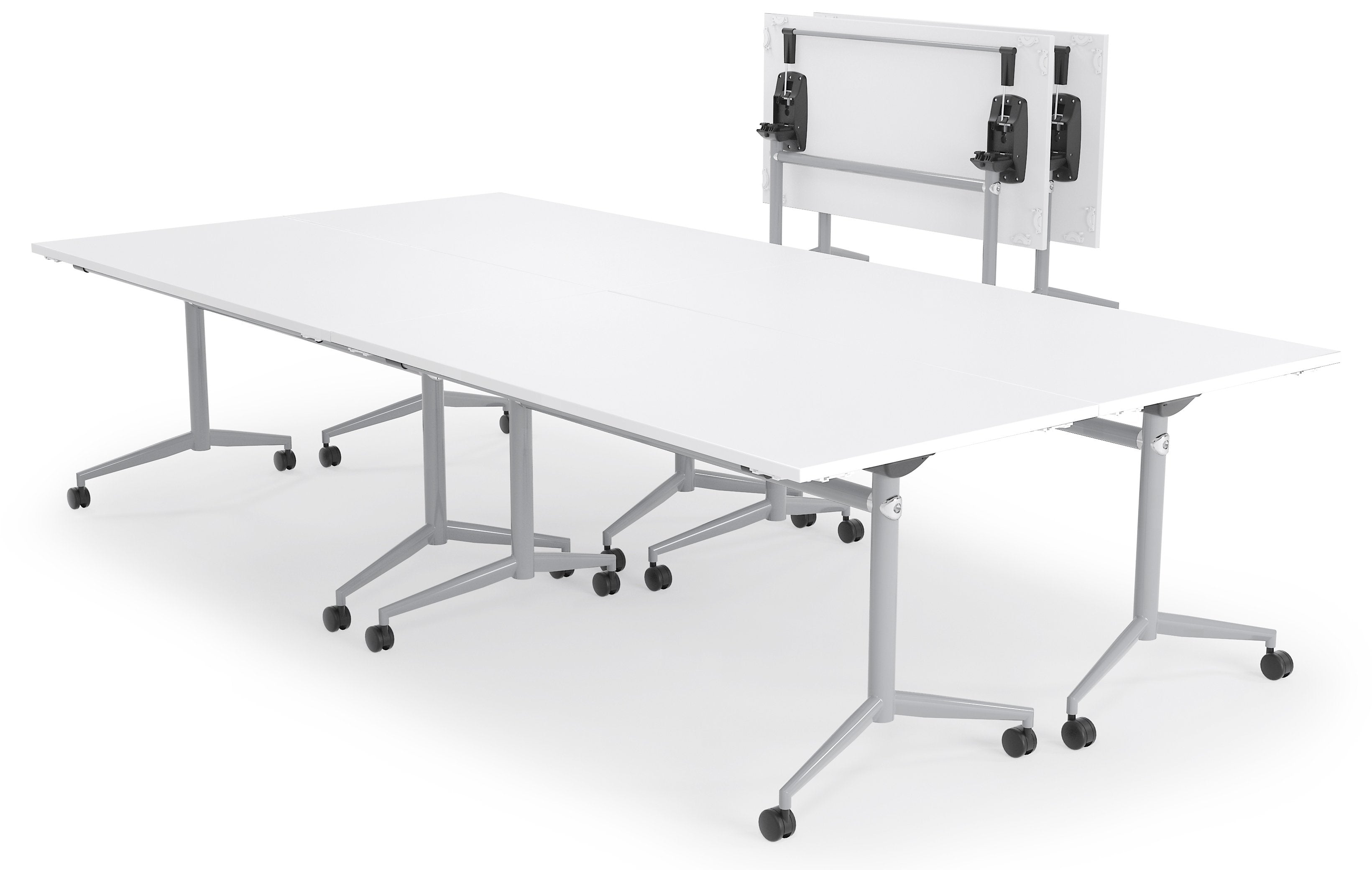 Uni 1.8m Silver Flip Table Meeting Table OLGY-Local   