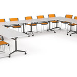 Uni 1.8m Silver Flip Table Meeting Table OLGY-Local   