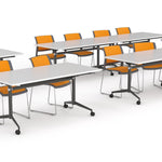 Uni 1.8m Silver Flip Table Meeting Table OLGY-Local   