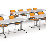 Uni 1.8m Silver Flip Table Meeting Table OLGY-Local   