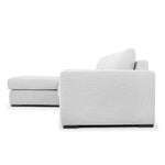 Vera 3 Seater Fabric Sofa with Movable Chaise - Light Texture Grey Sofa Original Sofa-Core   