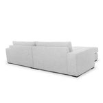 Vera 3 Seater Fabric Sofa with Movable Chaise - Light Texture Grey Sofa Original Sofa-Core   