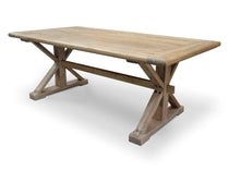 Ex Display - Winston 2m Reclaimed Elm Wood Dining Table - Rustic Natural Dining Table Reclaimed-Core