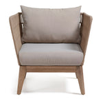 Zane Acacia Wood Fabric Armchair DC1039-LA