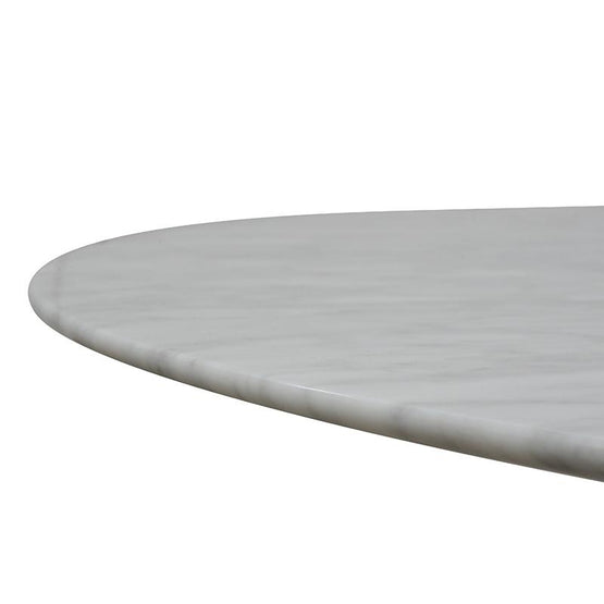 Zodiac 1.15m Round Marble Dining Table - Natural DT971