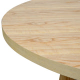 Zodiac 1.5m Round Wooden Dining Table - Natural Dining Table Swady-Core   